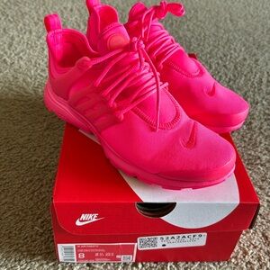 BNWT Nike W Air Presto Hyper Pink/Hyper Pink White Size 8 Hot Pink